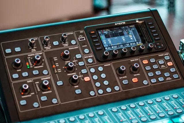 audio mixer, console, control panel, mixing console, studio mixer, music, sound, audio, device, closeup, control panel, control panel, control panel, control panel, control panel. How festival season shapes studio bookings in Austin and New Orleans