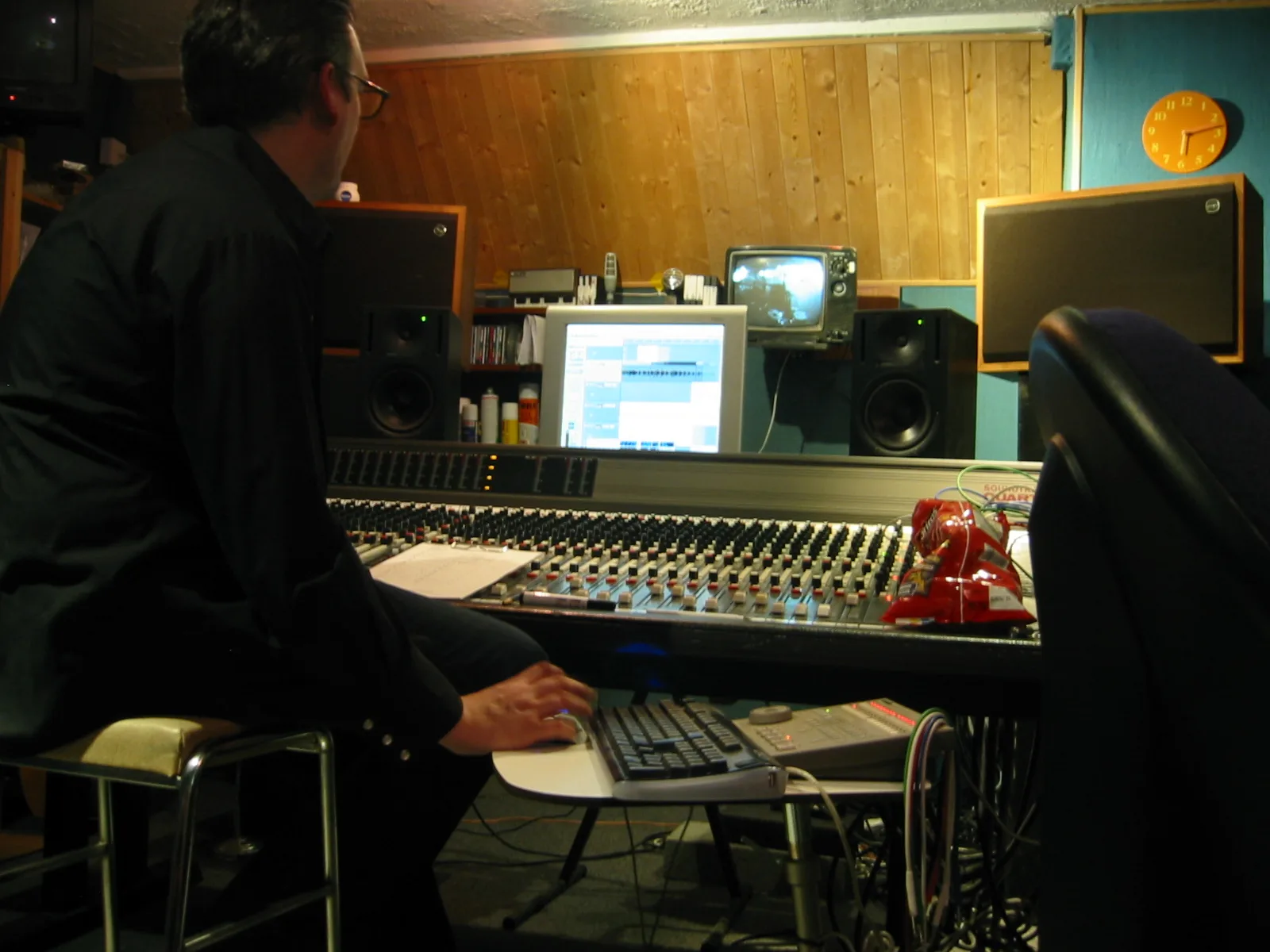 The control room of a recording studio. Recording Studio. Music studio workflow and operations for owners