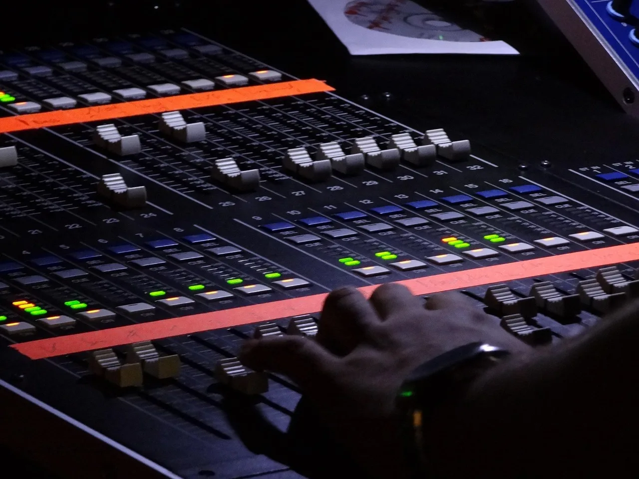 teacher's desk, mixer, music studio, audio equipment, slider, electronics, mixer, music studio, music studio, music studio, music studio, music studio. Music studio daily operations: the SOP checklist owners rely on