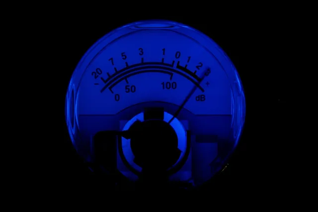 technology, instrument, advertisement, vu, by meter, db, volume, analog, needle, power, music playback, audio, music, sound, level, sound level, amplifier, scale. Toronto Noise Bylaw for Music Studios: Decibel Limits